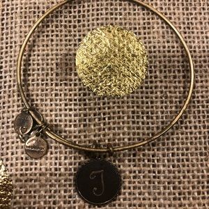 Alex & Ani Bracelet- Letter T or J
